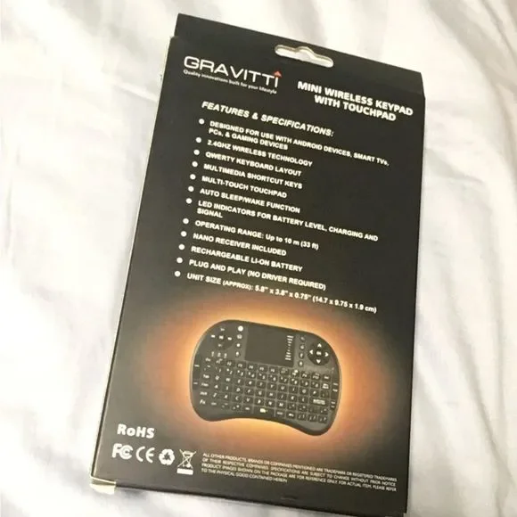 New in Box Gravitti Mini Wireless Keypad - Picture 4 of 4